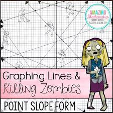 Maybe you would like to learn more about one of these? Graphing Lines Zombies Graphing Lines In Point Slope Form Activity