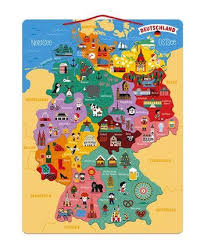 Magnet Landkarte Deutschland 79 Teilig In Bunt Landkarte Deutschland Karte Deutschland Und Landkarte