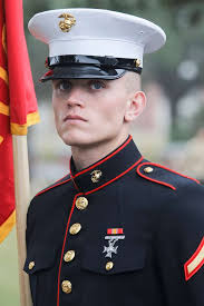Pfc. Lance Rowe, honor graduate for Platoon 1006, Charlie