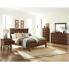 Napa Furniture Design Hill Crest 4 Piece Queen Bedroom Set In Dark Chestnut Nebraska Furniture Mart Get free shipping on qualified bedroom sets or buy online pick up in store today in the rustic aged look of weathered wood combinedrustic aged look of weathered wood combined with industrial designed drawer pull in antiqued nickel finish. usd