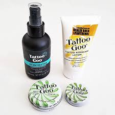 Tattoo lotions are an essential part of tattoo aftercare and the overall healing process. Amazon Com Tattoo Goo Aftercare Kit Includes Soap New Formula Tattoo Goo Lotion Renew Lotion Health Personal Care