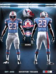 Men's houston oilers gear is at the official online store of the nfl. Texans Concept Uniforms Nfl Outfits Houston Texans Football Football Uniforms