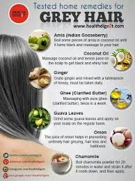 Proper nutrition is very important to our body and our hair. Grey Hair Grey Hair Home Remedies Grey Hair Remedies Stop Grey Hair