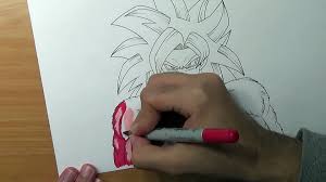 Speed drawing gogeta from the last dbs movie broly, coloring with copic markers. How To Draw Gogeta Ssj4 Step By Step Easy Garemesal