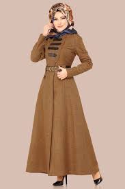 Modaselvim Pardesu Deri Detay Kase Pardesu 8871w153 Taba Dresses Hijab Dress Womens Fashion Winter Coats