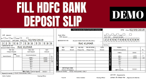Savesave hdfc slip blank for later. How To Fill Hdfc Bank Deposit Form Slip Youtube