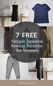 7 Free Japanese Sewing Patterns For Women To Try Today Sew In Love Japanese Sewing Japanese Sewing Patterns Dress Sewing Patterns Free