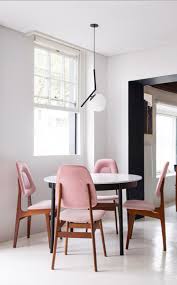How To Pick The Right Fabric Color For Your Dining Chairs Dining Chairs Dining Room Ideas Modern Chairs Colort Pink Dining Chairs Interior Interior Design