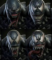 Faces Of Venom Venom Comics Venom Marvel Villains