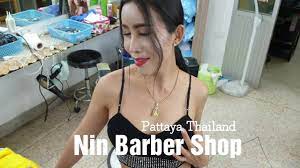 💈$3 Beard Trim by Ladyboy Nin at Nin Barbershop PATTAYA THAILAND (straight  razor shave & dancing) - YouTube