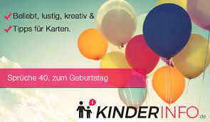 Á Spruche Zum 40 Geburtstag Beliebt Lustig Kreativ