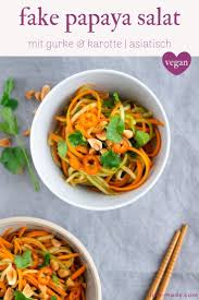 Dieser Asiatische Gurkensalat Mit Erdnussen Ist Die Beste Alternative Fur Thailandischen Papaya Salat Asiatischer Gurkensalat Gurkensalat Asiatische Vorspeisen