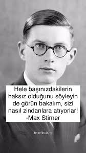 Max Stirner (1806-1856), Alman filozof ve bireysel özgürlük düşüncesinin  savunucusudur. En bilinen eseri Egoist Birey (Der Einzige und sein  Eigentum) 1844’te yayımlandı. Bu eserinde, Stirner, bireyin ...