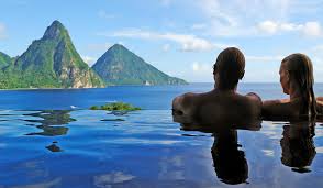 Each room has only three walls and a private infinity pool with stunning panoramic views of the beautiful caribbean. Sanctuaries Jade Mountain St Lucia St Lucia S Most Romantic Luxury Resort