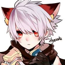 Download 2079x2953 anime boy, wolf, animal ears, gray hair. Pin By Chatin On White Hair O O Anime Wolf Boy Anime Neko Boy