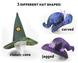Witch Hat With Animal Ears Sewing Pattern Pdf Cat Unicorn Dragon Wizard In 2021 Sewing Projects Basic Sewing Kit Sewing Patterns