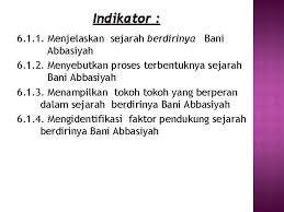 Check spelling or type a new query. Pelajaran 1 Berdirinya Dinasti Abbasiyah Standar Kompetensi Kompetensi