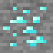 The texture of diamond ore has been changed, once again. Glowing Ores Minecraft Texture Pack