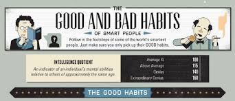 Infographic The Good And Bad Habits Of Smart People