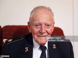 Veteran Harry Read, who is taking part in a parachute drop in... News Photo 