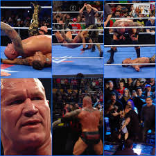 Randy Orton defeats TNA Champion Joe Hendry After the match Orton shows  respect to Hendry as he raises his hand and nails an RKO Orton wins big in  Vegas at his 20th