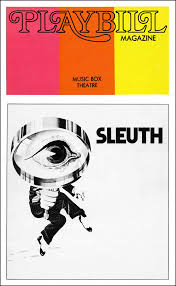 Sleuth (Broadway, Music Box Theatre, 1970) | Playbill