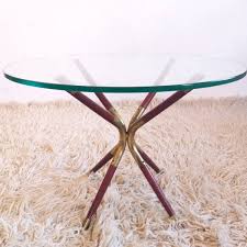 Vintage retro tiled coffee table abstract roger capron era studio pottery 1950s. Vintage Coffee Table By Cesare Lacca Glass Coffee Table Italy 50s Retro Taste