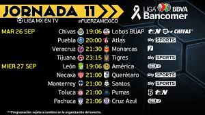 Footballia es la primera videoteca de fútbol interactiva donde puedes ver partidos de fútbol completos en cualquier lugar y en cualquier momento. Proximos Partidos Horarios Y Transmisiones Jornada 11 Apertura 2017 Liga Mx Youtube