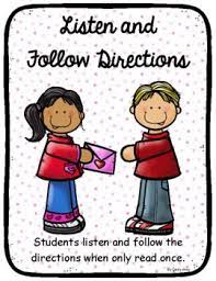 Maybe you would like to learn more about one of these? Fun Activity To Encourage Your Students To Listen And Follow Directions The First Time A Listening And Following Directions Following Directions Directions