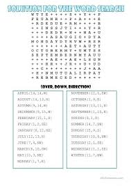 Seasons Months Days Wordsearch Worksheet Free Esl Printable Worksheets Made By Teachers Seasons Worksheets Seasons Months Earth Day Worksheets