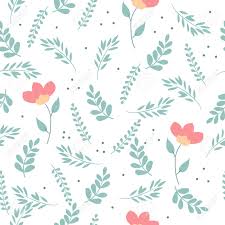 This floral wallpaper has a large flower pattern with metallic leaves, and a faint square pattern in the background. Seamless Cute Floral Vector Pattern Background Flower Pattern Royalty Free Cliparts Vectors And Stock Illustration Image 103850927