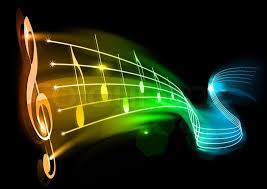 The best background music free download and royalty free. Rainbow Music Notes With Black Background Novocom Top