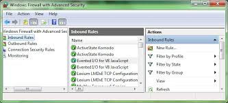 Image result for windows firewall inbound rule