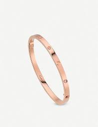 Cartier Love Small 18ct Rose Gold And 6 0 15ct Diamonds Bracelet Cartier Love Bangle Love Bracelets Rose Gold Bracelet