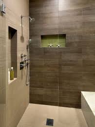 Wood Tile Shower Houzz Wood Tile Shower Tile Shower Niche Modern Shower