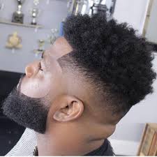 When you're getting tired of long hair, spice up your look with a bald fade. Afro Curls And Bald Fade Fade Haircut Natural Hair Styles Afro Curls