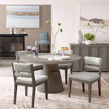Our dining furniture options have you covered, no matter the size and layout of your room or how many people you need to seat. Modern Round Dining Table With Marble Insert In Natural Gray D233 Dr K2