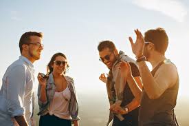 See more ideas about summer aesthetic, friend photos, friend photoshoot. Three Men And One Woman Laughing During Daytime Photo Free People Image On Unsplash