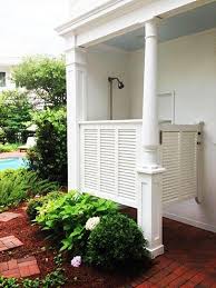 Outdoor shower ideas for beach house. 48 Fresh Outdoor Shower Ideas Outdoor Shower Outdoor Bathrooms Backyard