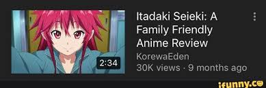 Itadaki Seieki: A Family Friendly Anime Review 30K views 9 months ago -  iFunny