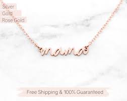Mama Necklace New Mom Necklace Mom Jewelry Personalized Etsy Mom Jewelry Personalized Mom Jewelry Mom Necklace