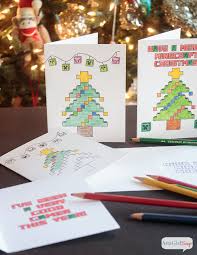 Holly jolly christmas card from simple everyday mom Minecraft Coloring Pages Christmas Cards Atta Girl Says