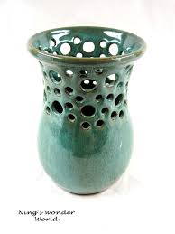 Teal Blue Pottery Vase Ceramic Flower Vase Table Top Decor Etsy Ceramic Art Wheel Thrown Pottery Pottery Pieces