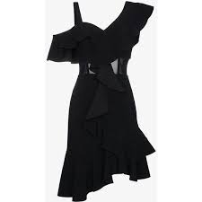 Proenza Schouler Silk Asymmetric Mini Dress With Ruffles 2405 Pab Liked On Polyvore Featuring Dre Short Dresses Embellished Cocktail Dress Silk Dress Short