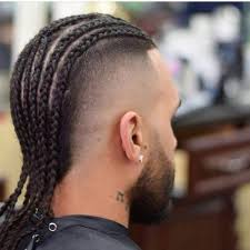 Leaving some hair at the crown of the head, the rest of the hair is tapered off from there to the back. Braids For Men With Shaved Sides Novocom Top