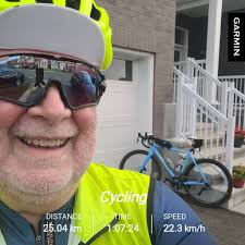 Riding scrambler to state park lake