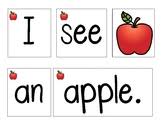 apple pocket chart worksheets teaching resources tpt