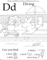 Letter D Seek And Find Pdf Letter D Worksheet Preschool Letters Letter D