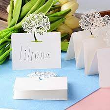 In che modo quindi si può realizzare un segnaposto matrimonio elegante che sia fedele a queste attitudini? Set Da 50 Segnaposto Con Albero Della Vita Per Matrimonio