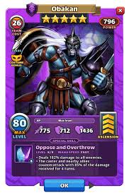 Mana troop level breakpoints mana troops in particular have important points which have a greater effect than . Obakan Empires And Puzzles Wiki Fandom